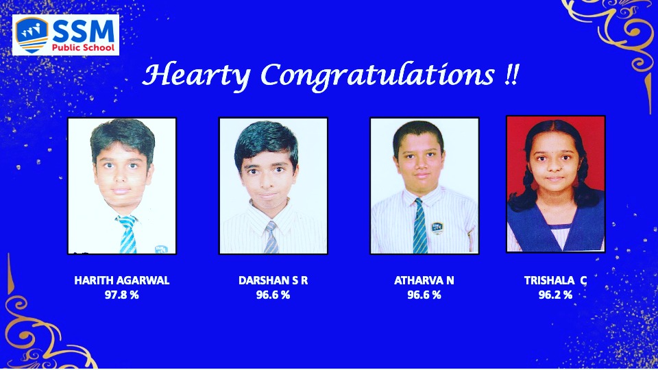 10TH STD. TOPPERS : 2024 – 25